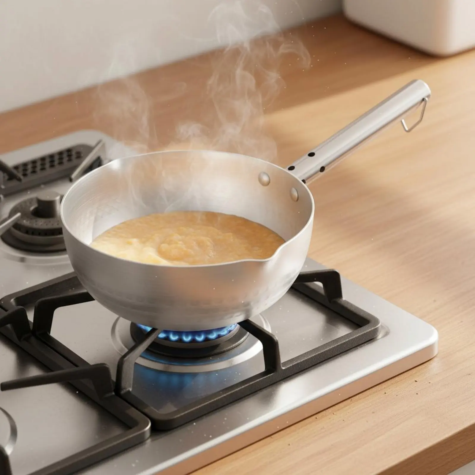 Yukihira Pan Versatile Yukihira Pot Ramen Pasta Pot Lightweight Japanese Design Saucepan Long-Lasting for Parents view 2