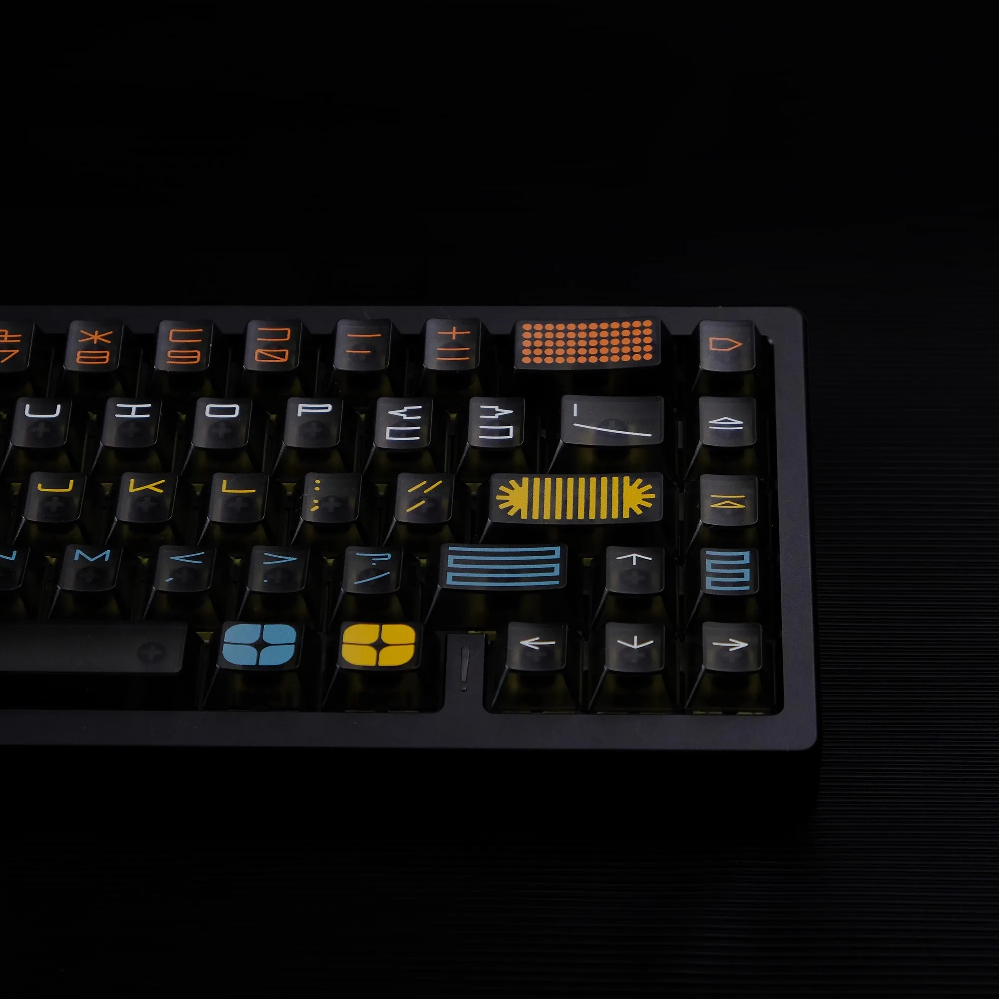 122 مفتاحًا/مجموعة أغطية مفاتيح GMK EXPO شفافة ضبابية مادة ABS أغطية مفاتيح ملف تعريف الكرز مع شريط مسافة 7U ISO أدخل لمفاتيح MX