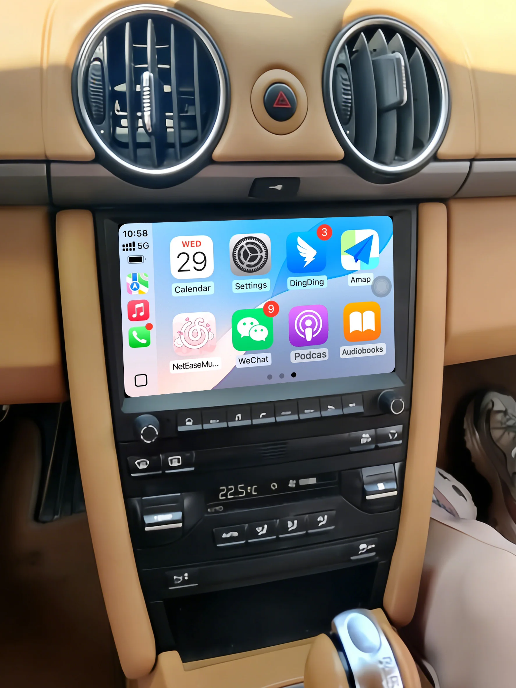 CHSTEK Android 14 autoradio multimediaspeler voor Porsche Boxster 987 Cayman 911 997 Carplay autoradio WIFI 4G GPS BT head unit - afbeelding 2