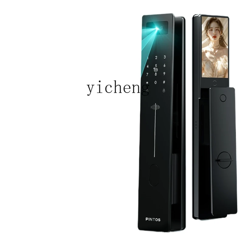 cc29 Fingerprint Lock 3D Face Recognition Smart Door Lock Household Anti-Theft Door Password Lock
