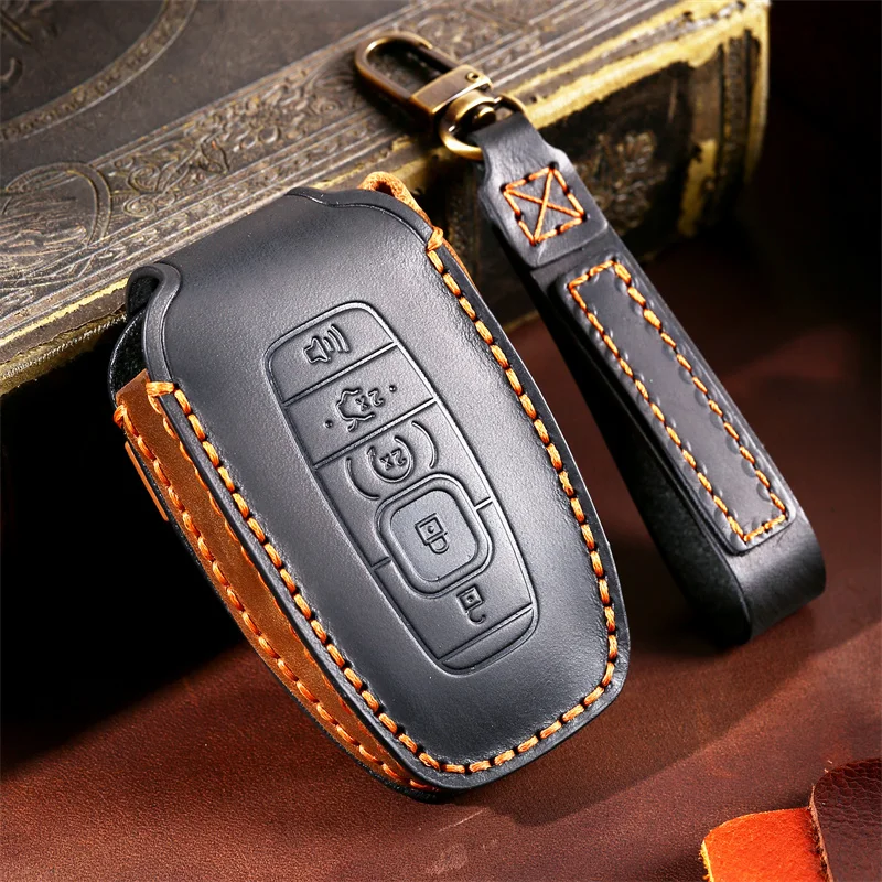 5 Btns-funda para llave de coche, accesorio para Lincoln Continental Navigator Z MKZ MKC MKX Nautilus Aviator Corsair 2017 2018 2019