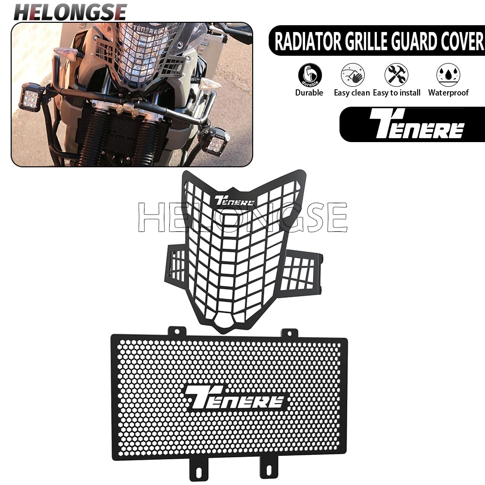Motorcycle Radiator Grille Guard Cover Protector Grill For YAMAHA XT660Z SUPER TENERE XT 660 Z Tenere 2008-2016 Headlight Guards
