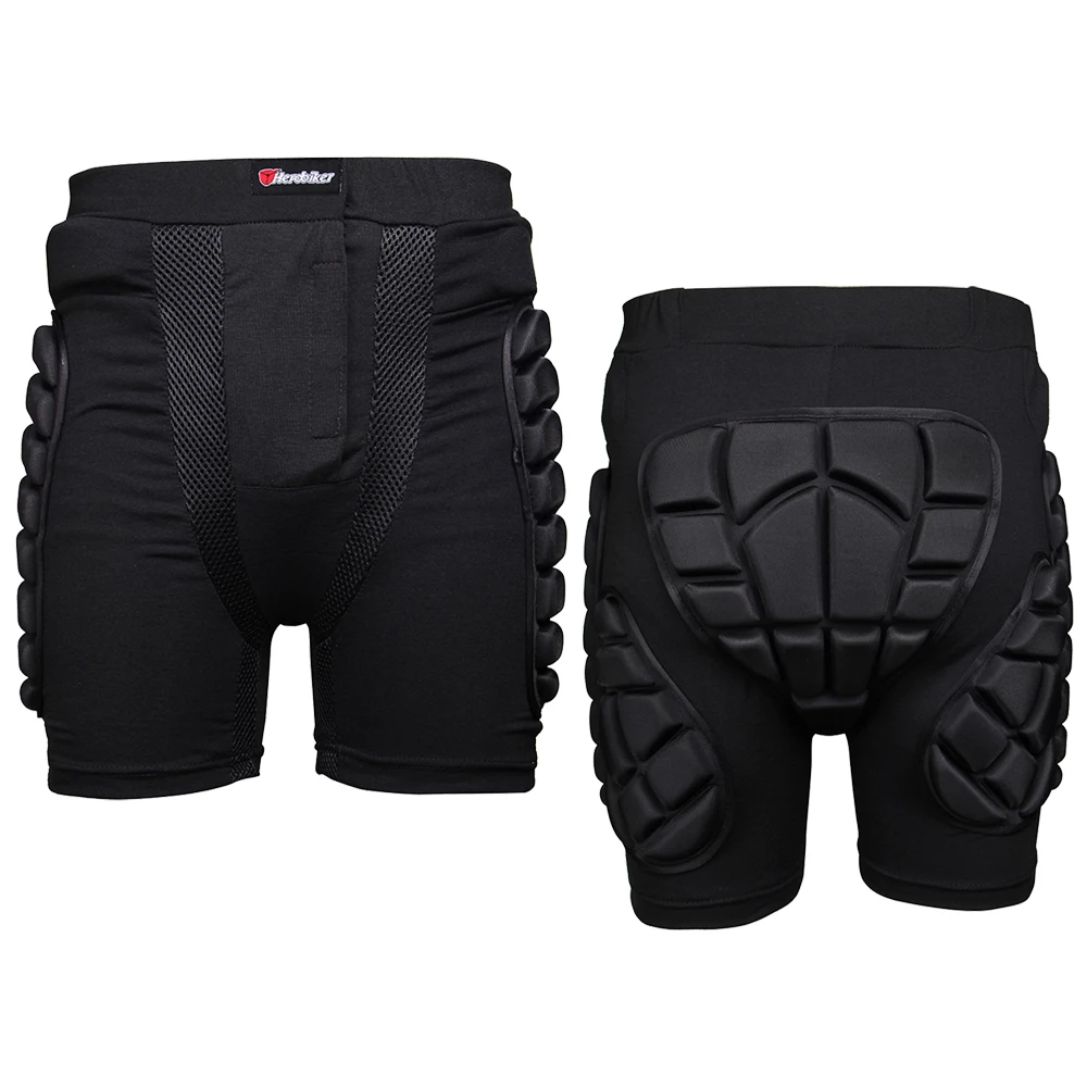 Motorcycle Pants Anti-fall Motorbike Riding Shorts Shock-absorbing Outdoor Sport Protective Gears Thigh Hip Protection Pants