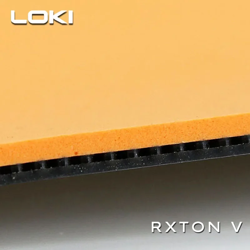 Loki-GOMA para tenis de mesa RXTON 1 3 5, goma de Ping Pong de alta densidad, semipegajosa, interna, aprobada por ITTF