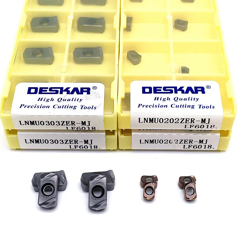 

LNMU0202ZER MJ LF6018 LNMU0303ZER MJ LF6018 DESCAR 100% original hard alloy turning stainless steel CNC milling cutter