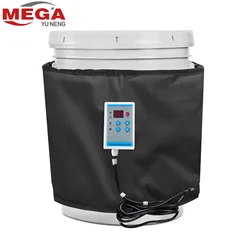 110V 5Gal Honey Heater Pail Heater Drum Heater Drum Heating Blanket Band Heater Honey Bucket Heater Temperature&Time Adjustment