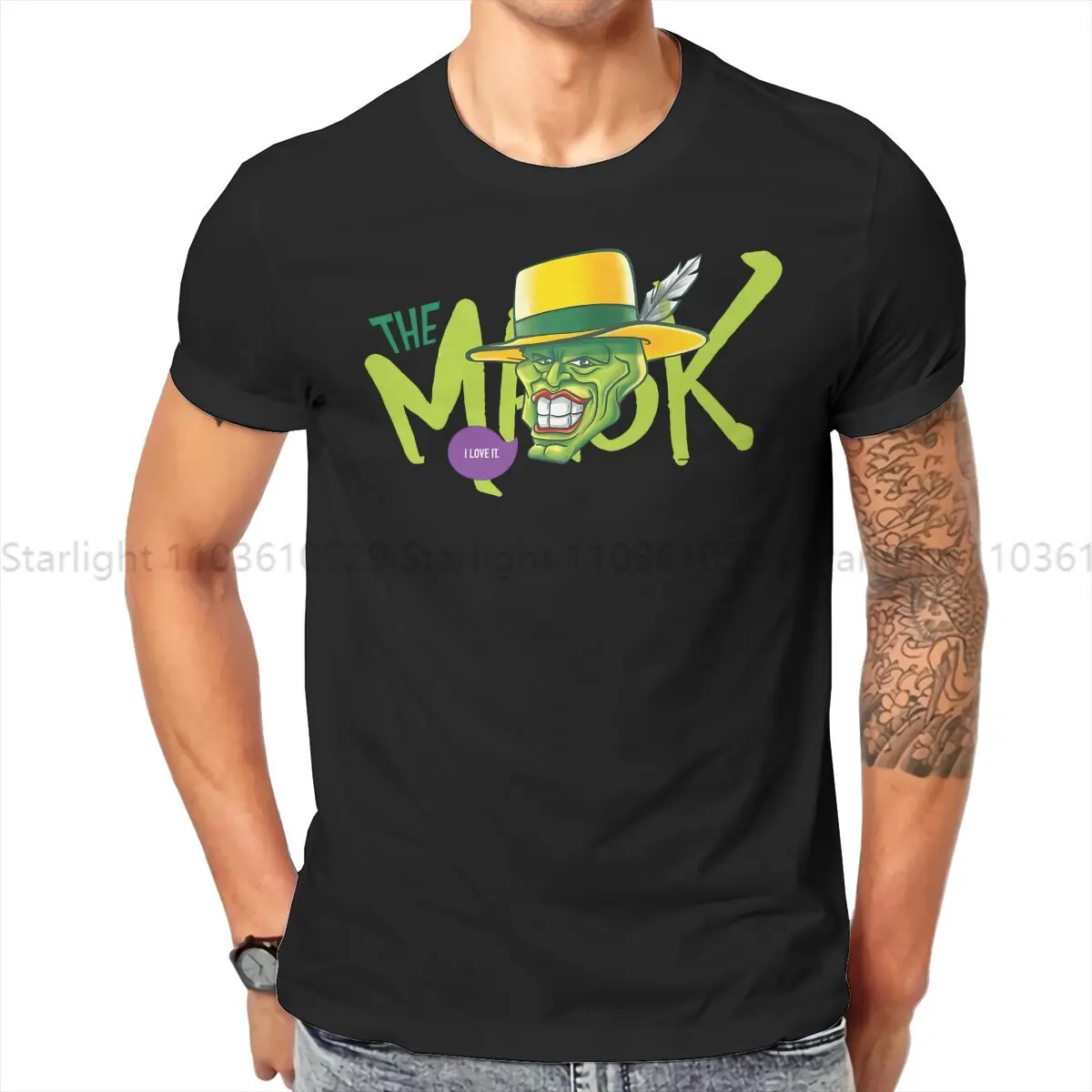 The Joke Master TShirt For Men The Mask Movie Clothing Fashion T Shirt Homme