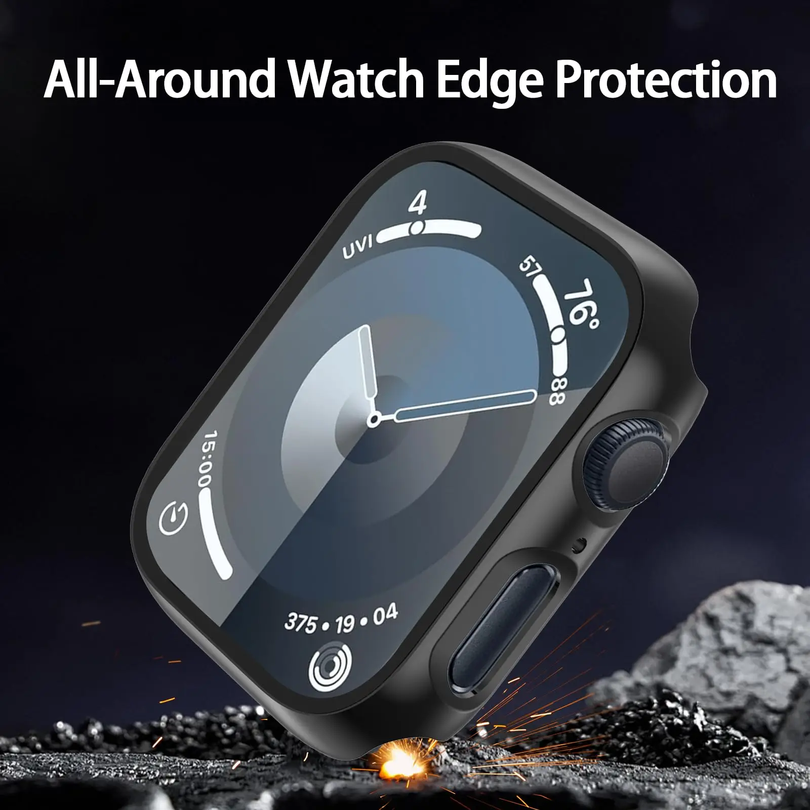 PC Case For Apple Watch Series 12 11 10 42mm 46mm Matte Hard Cover 2026 Bumper Protector for iWatch 7 8 9 41mm 45mm Accessories