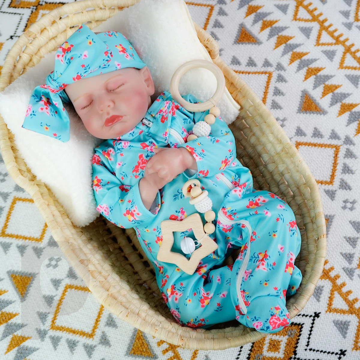 JOYORA 50CM LIKE A NEWBORN BABY BODY COMPLETO BAMBINO FASHIONABILE BAMBOLA REBORN BAMBOLA GIOCATTOLO DI ALTA QUALITÀ FABILE, REGALO DI NATALE