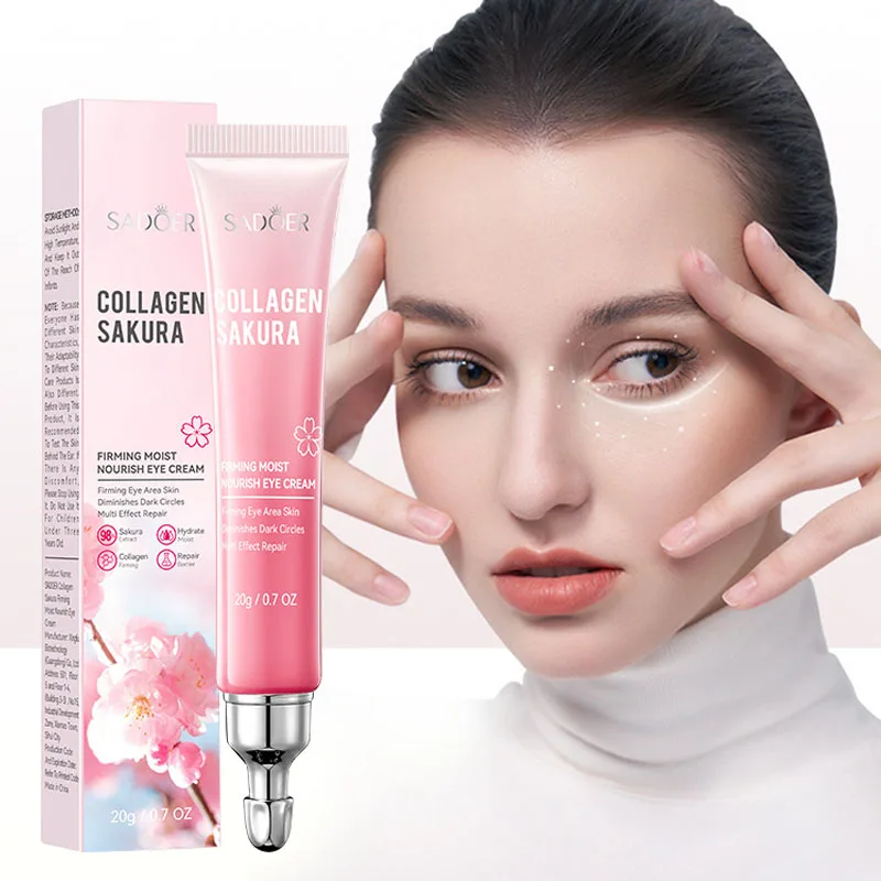 

Sakura Eye Cream Anti Dark Circles Removal Eyes Bags Firming Moisturizing Eye Creams Beauty Eyes Skin Care