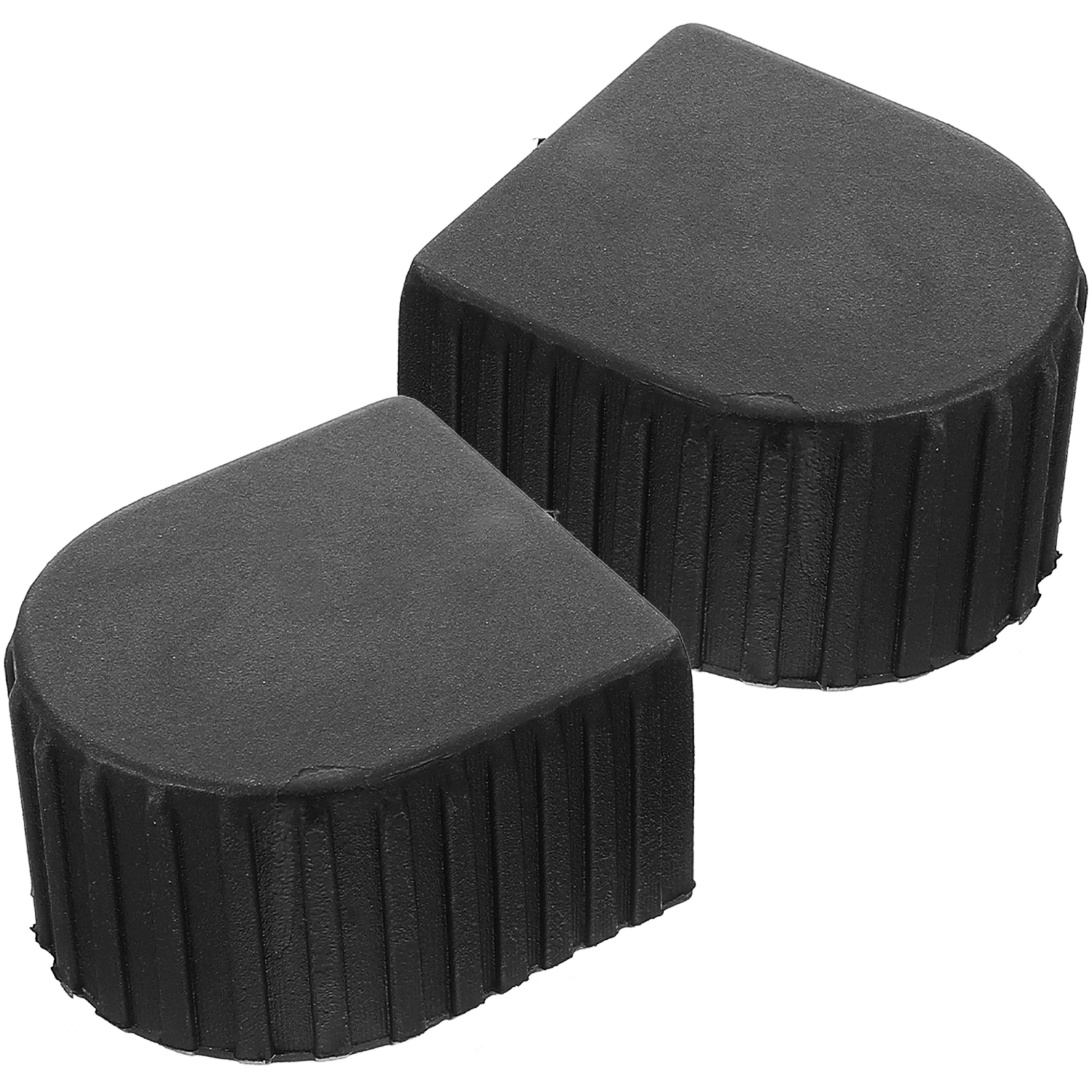 

2Pcs Aluminum Alloy Ladder Covers Protective End Caps Accessories Thickened Safety Plastic Topper Gardening Home Use