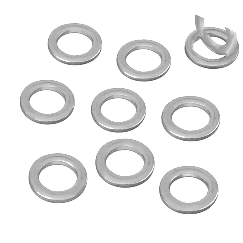 10pcs Engine Oil Drain Plug Washer Gaskets 14mm  94109-12000 Aluminum For Honda For Acura Civic Odyssey For CRV Auto Parts