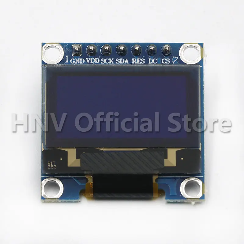Módulo de pantalla oled IIC de 0,96 pulgadas, placa de pantalla LCD, GND, VDD, SCK, SDA, forArduino, 128X64, I2C, SSD1306, 12864