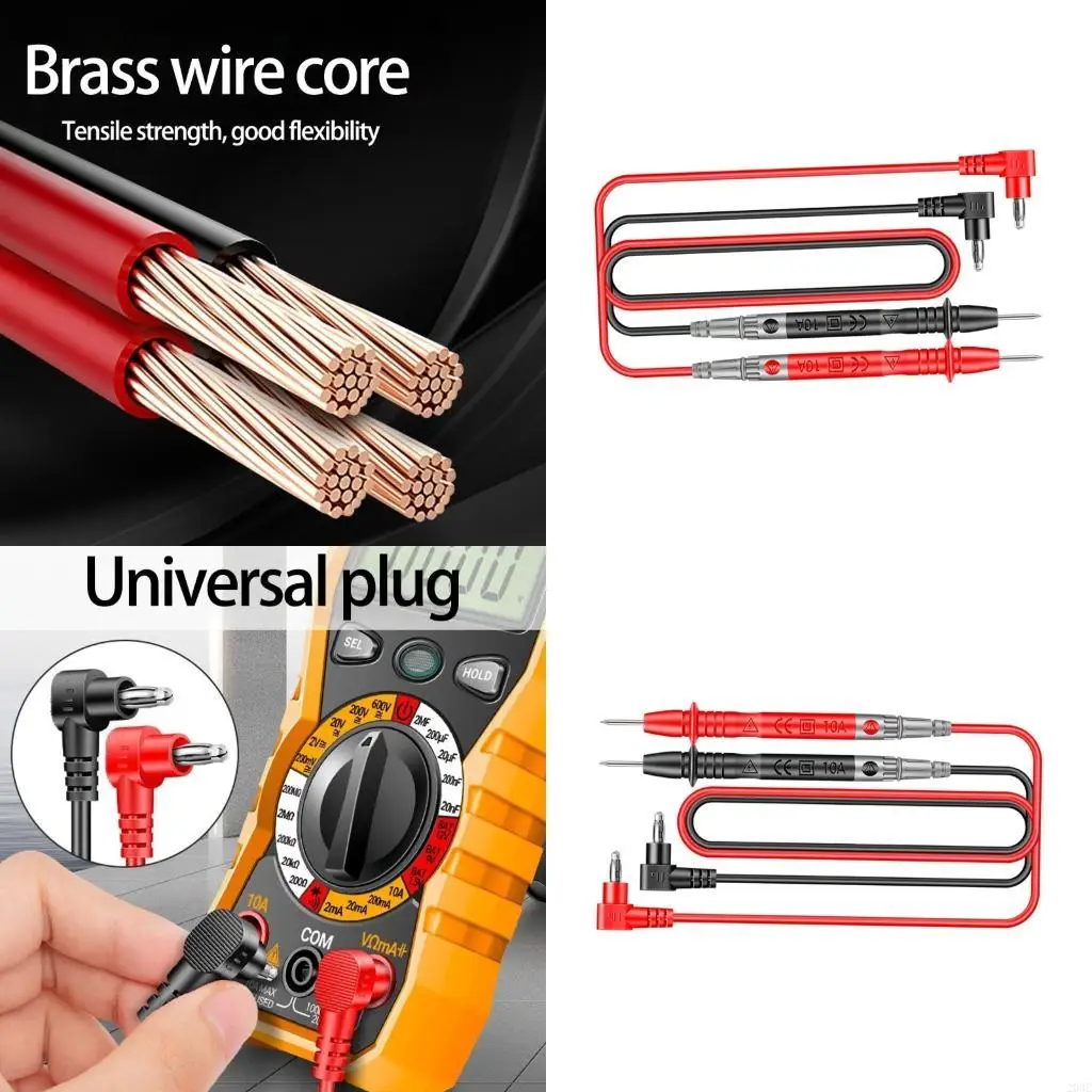 

203C Wire Electric Test Probe Digital Multimeter Probe Universal Test Leads Needle Pin 1000V Wire Pen Cable Set Test Leads