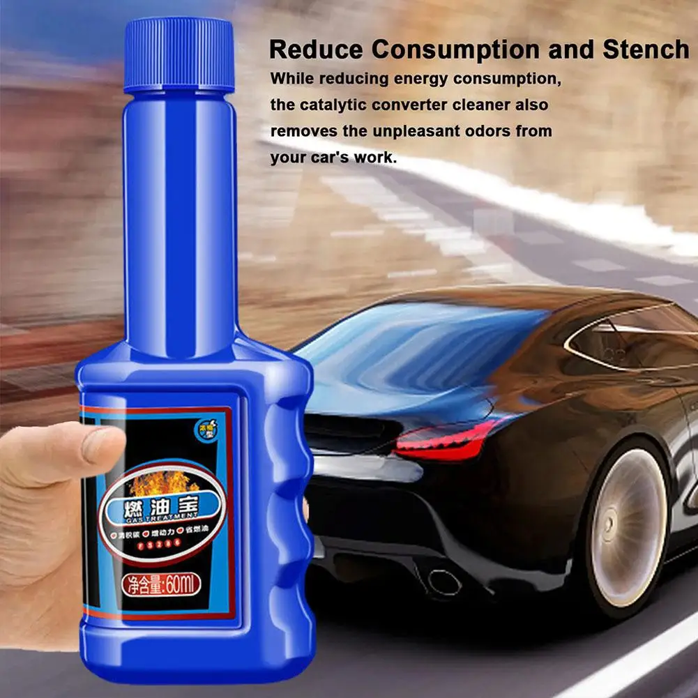 60Ml Car Fuel Treasure Fuel Saver Additive To Save Gas Oil Increase Power For Remove Engine Carbon Deposit Or Quick Easy St W7O6