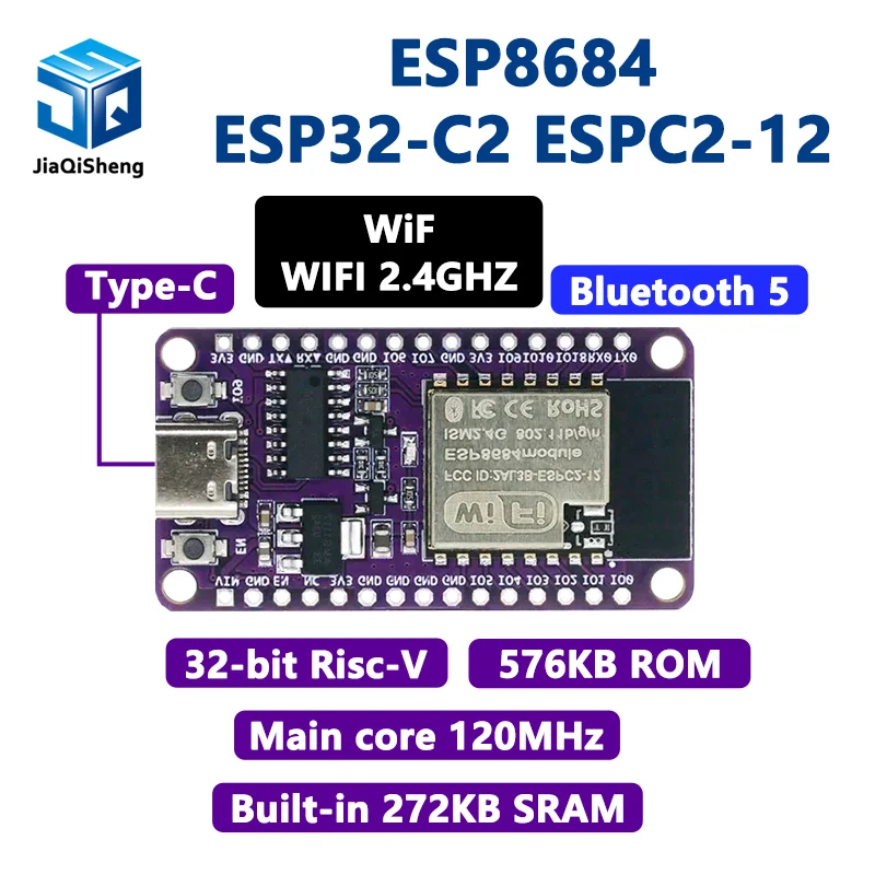 ESP8684 ESP32-C2 ESPC2-12 DevKit Serial CH340 WIFI & Bluetooth Module