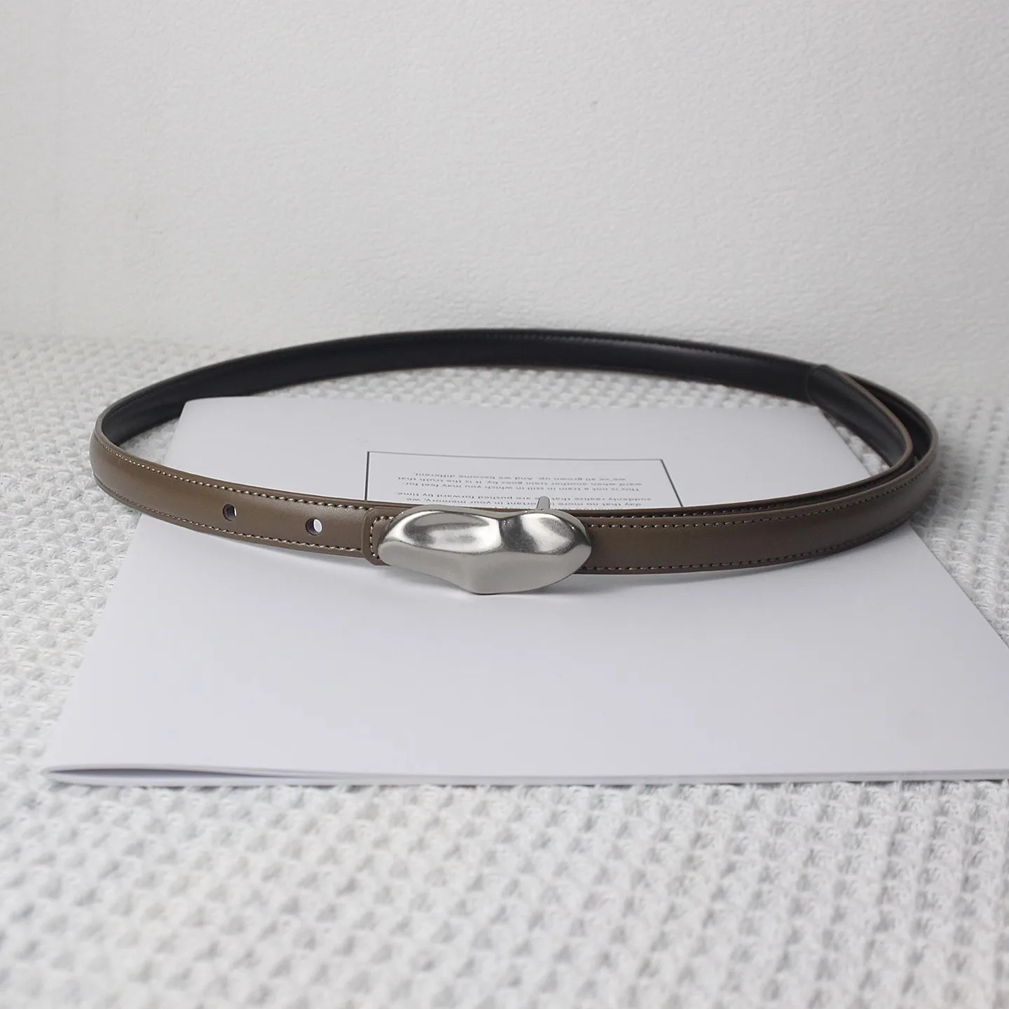 ผู้หญิงวินเทจสีดําหนังแท้รัดตัวหญิงCummerbundเสื้อเข็มขัดชุดDecrationเข็มขัดแคบJ1513