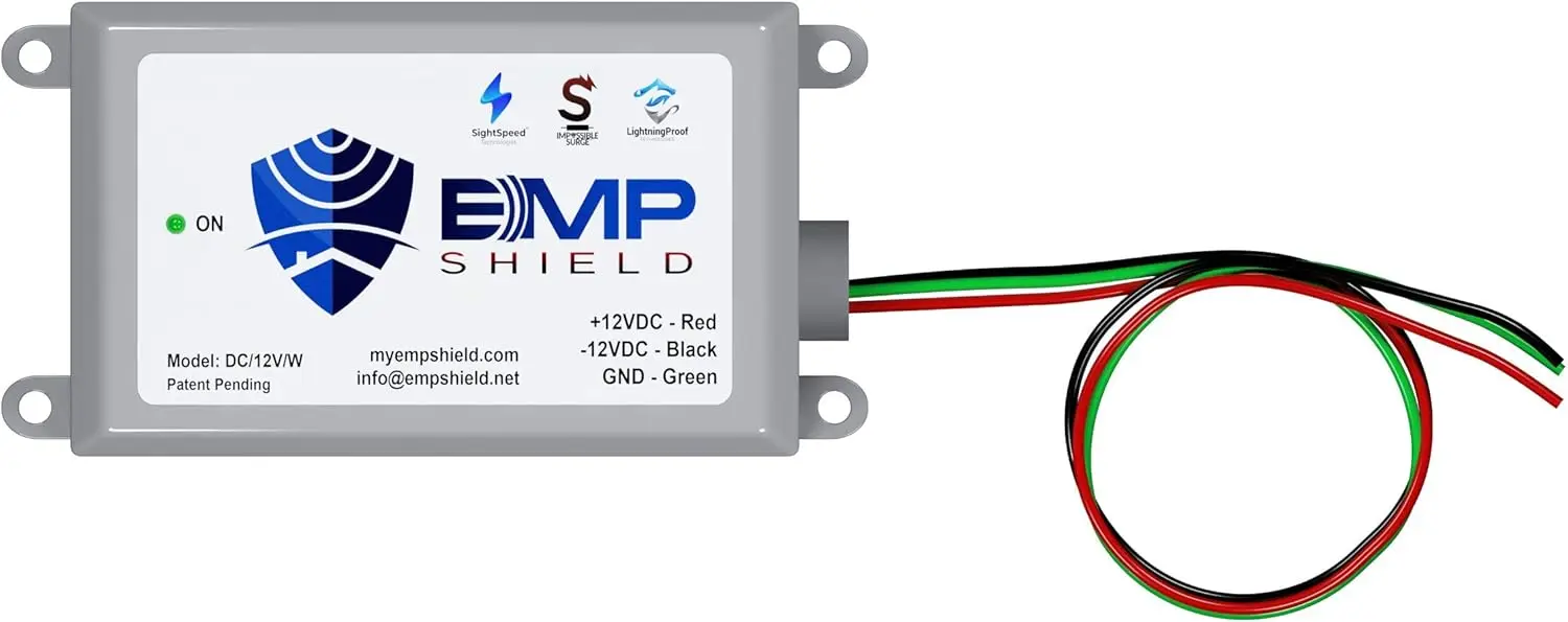 حماية EMP للمركبة 12 فولت تيار مستمر للسيارة والشاحنة (DC-12V-WV) من البرق والمتوهج بالطاقة الشمسية وحماية من زيادة التيار