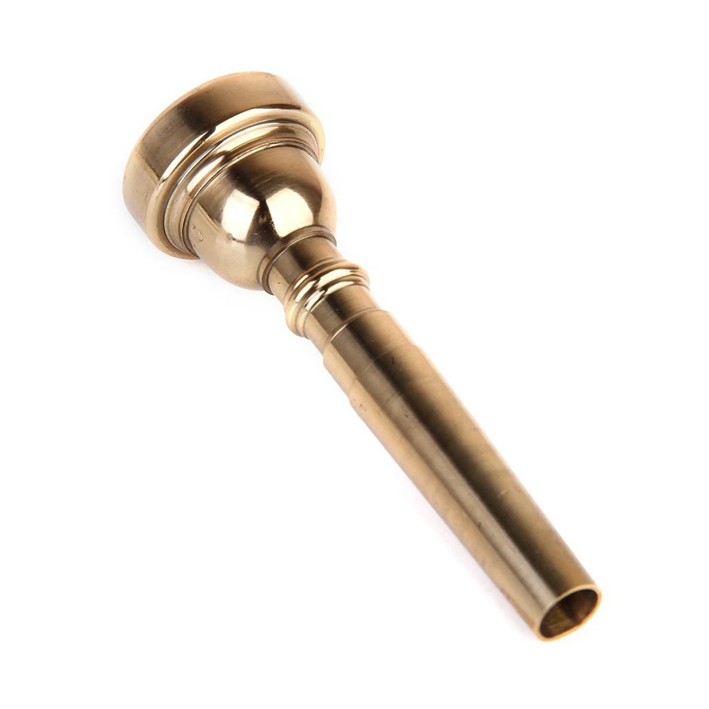 

1Pcs Brass Instrument Copper 7C Trumpet Mouthpiece Replacement Golden Quality Accessory