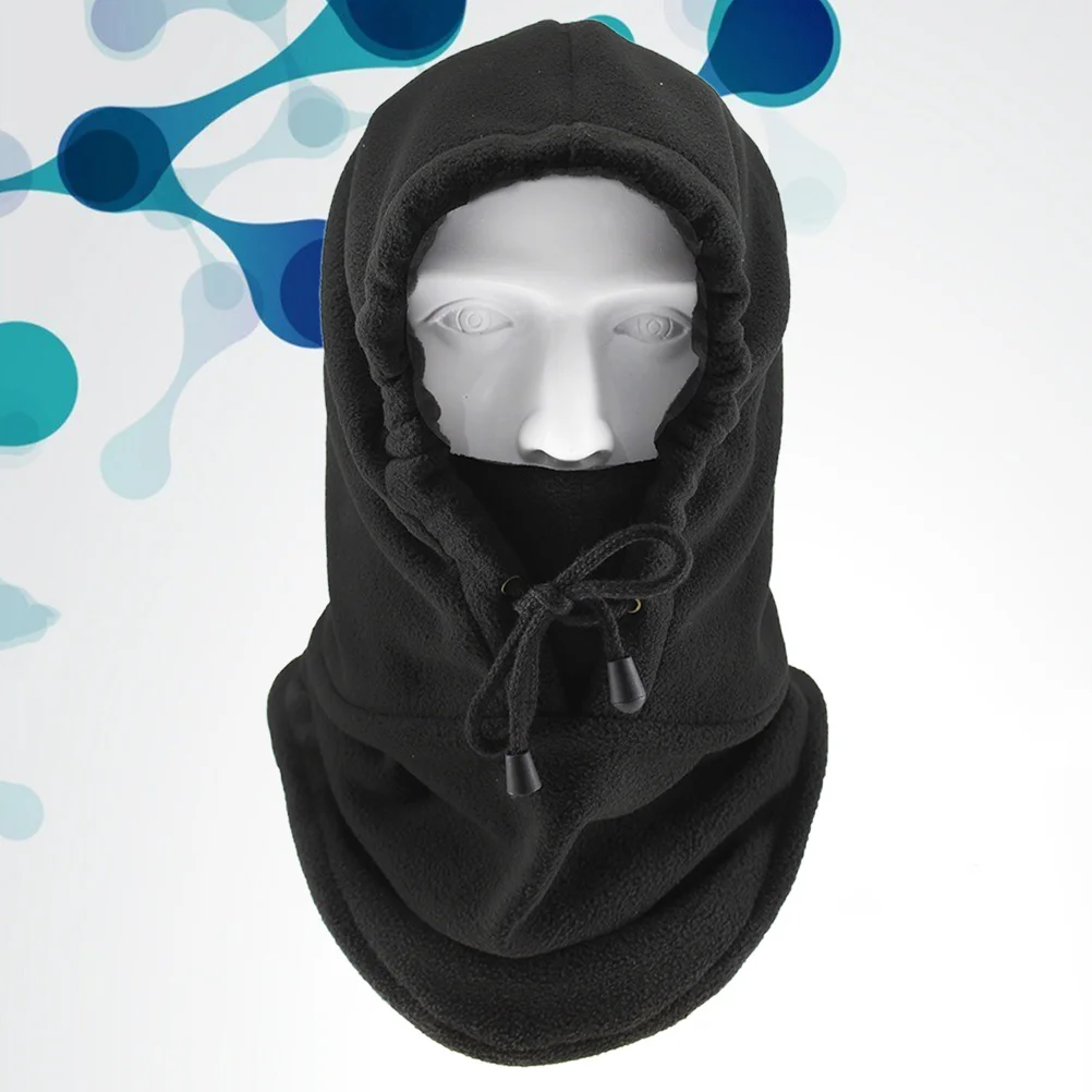 

1Pcs Winter Cycling Cap Wind-Proof Thicken Warm Hat Black Outdoor Cold-Proof Head Cover for Men Women Wind-Proof Thicken Hat