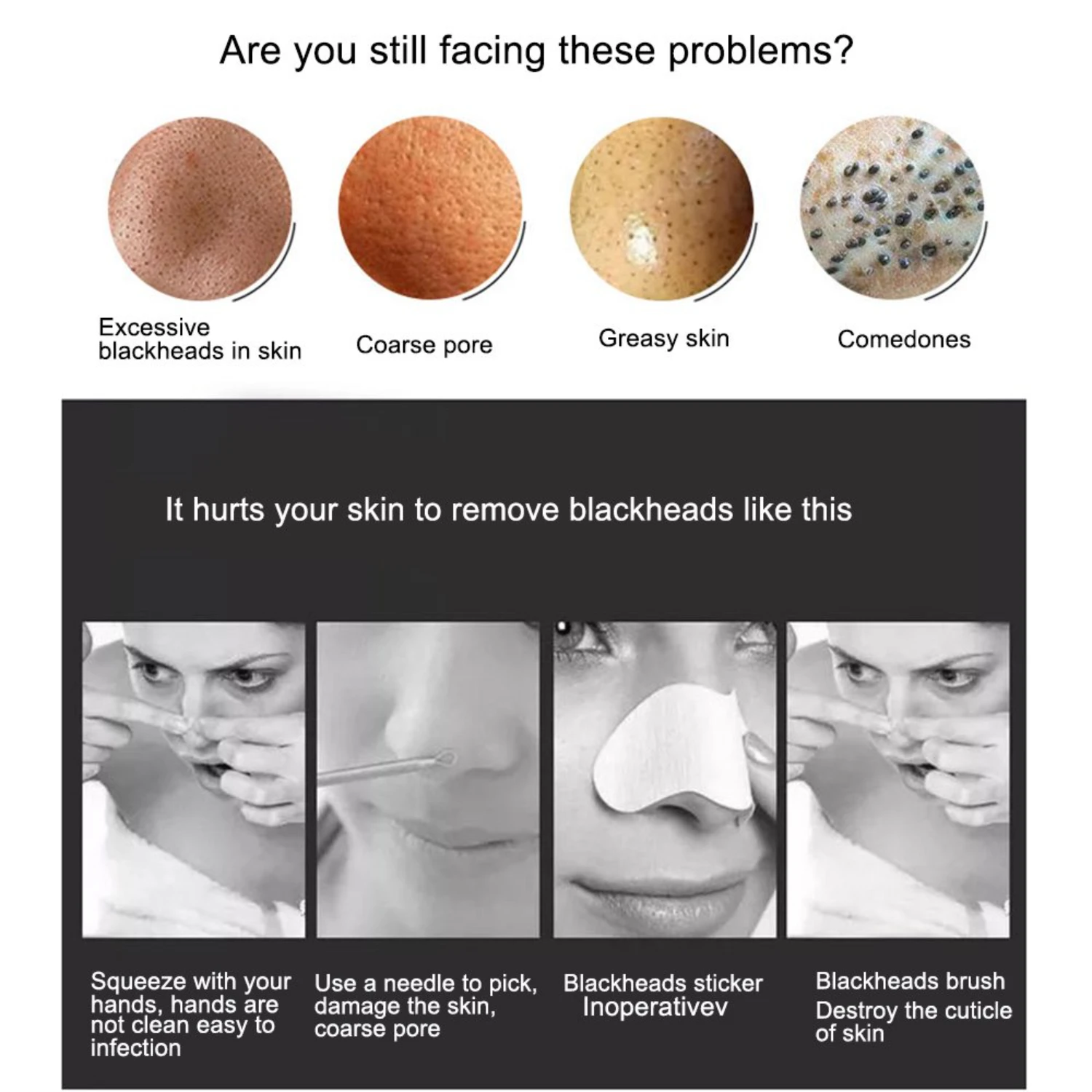 جهاز شفط الرؤوس السوداء الكهربائي، مزيل مسام الوجه، مستحضرات التجميل، ماكينة تشذيب النهاية المقسمة، ماكينة حلاقة خفيفة