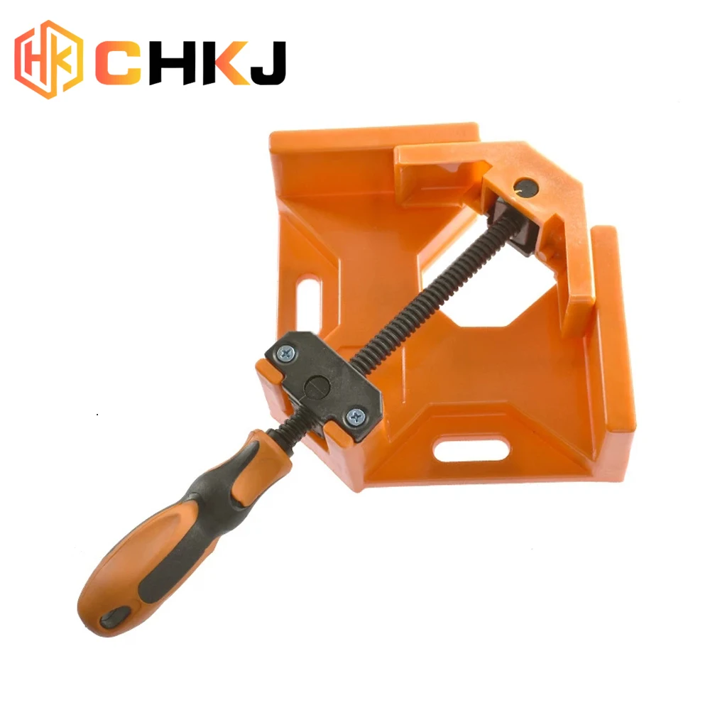 CHKJ 90 Degree Woodworking Right Angle Clip Single Handle Quick Clip Photo Frame Fixing Fixture Adjustable Bracket Angle Clip