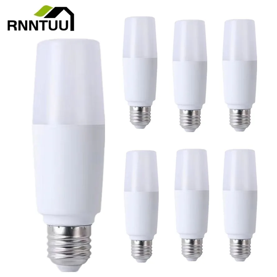 20 Pcs LED Cylindrical Corn Bulb 5W 10W 15W 20W E27 Light Bulb 220V LED Lamp Home Decoration Chandelier Candle Light Home light