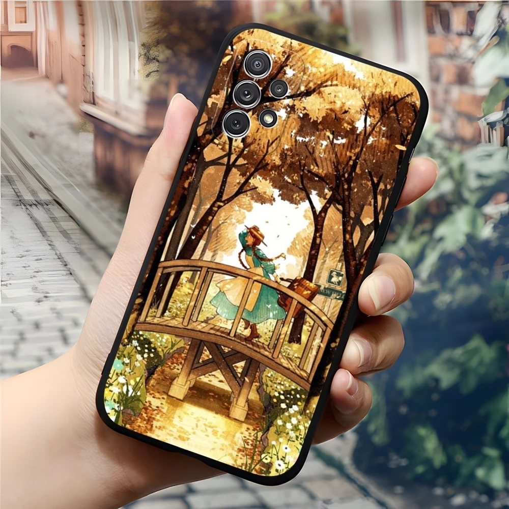 Anne of Green Gables Phone Case for Samsung Galaxy S24 S23 S22 S20 S21 Ultra Fe Plus M54 A34 A54 A24 A52 A53 Coque