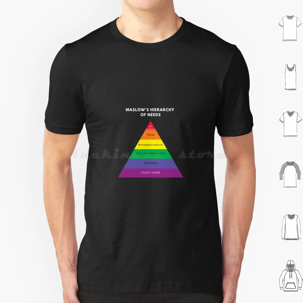 Funny Maslow's Hierarchy Of Needs T Shirt 6xl Cotton Cool Tee Funny Maslows Hierarchy Of Needs