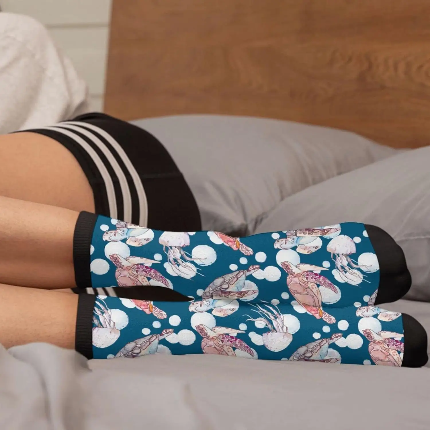 الجدة متعة طاقم الجوارب موضة مريحة الرجال والنساء الجوارب Harajuku ريترو ستايل تنفس عدم الانزلاق جوارب رياضية #4