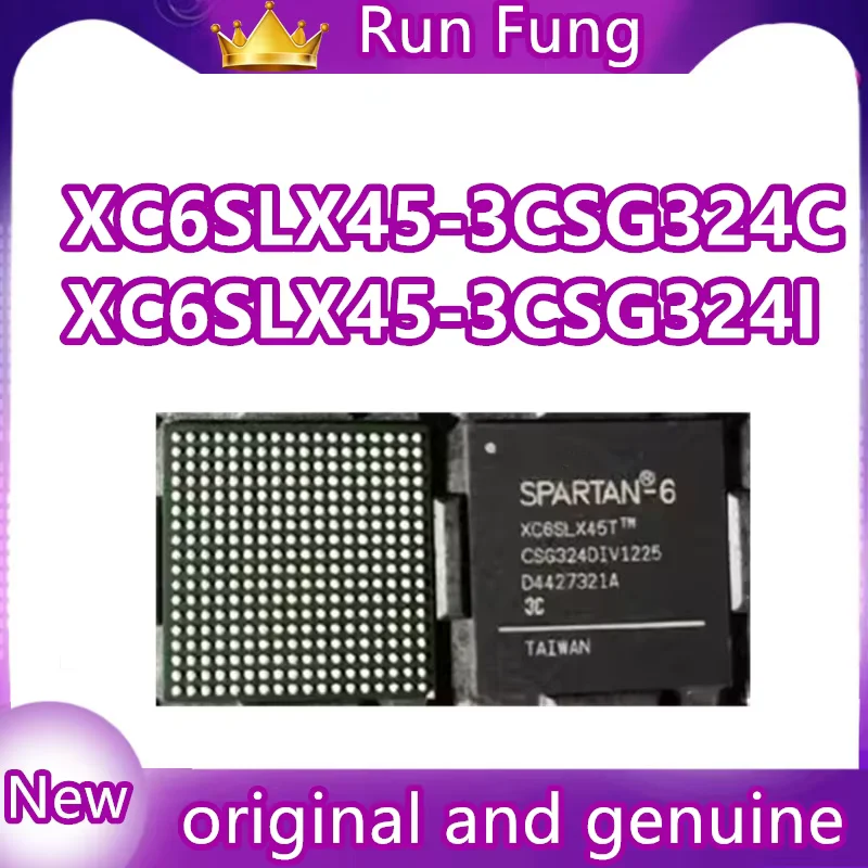 

XC6SLX45-3CSG324C XC6SLX45-3CSG324I Original and authentic programmable logic device (CPLD/FPGA) chip. Package BGA-324 1PCS/LOT