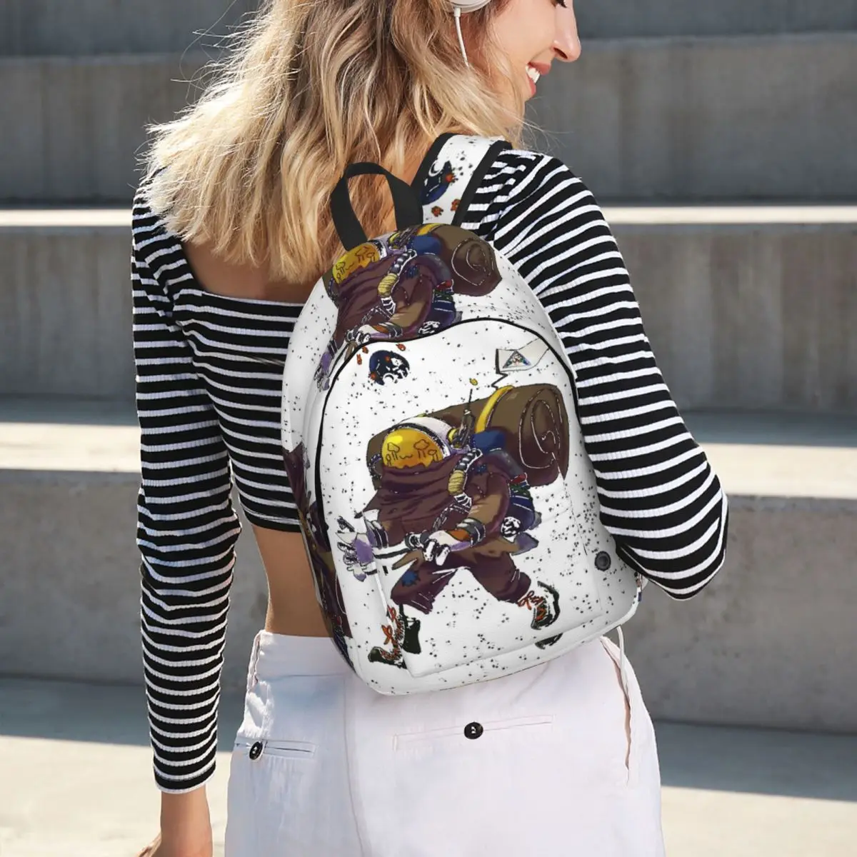 Outer Wilds Backpack Student BookBag Kids School Bag Computer Shoulder Bags for Boys Girls