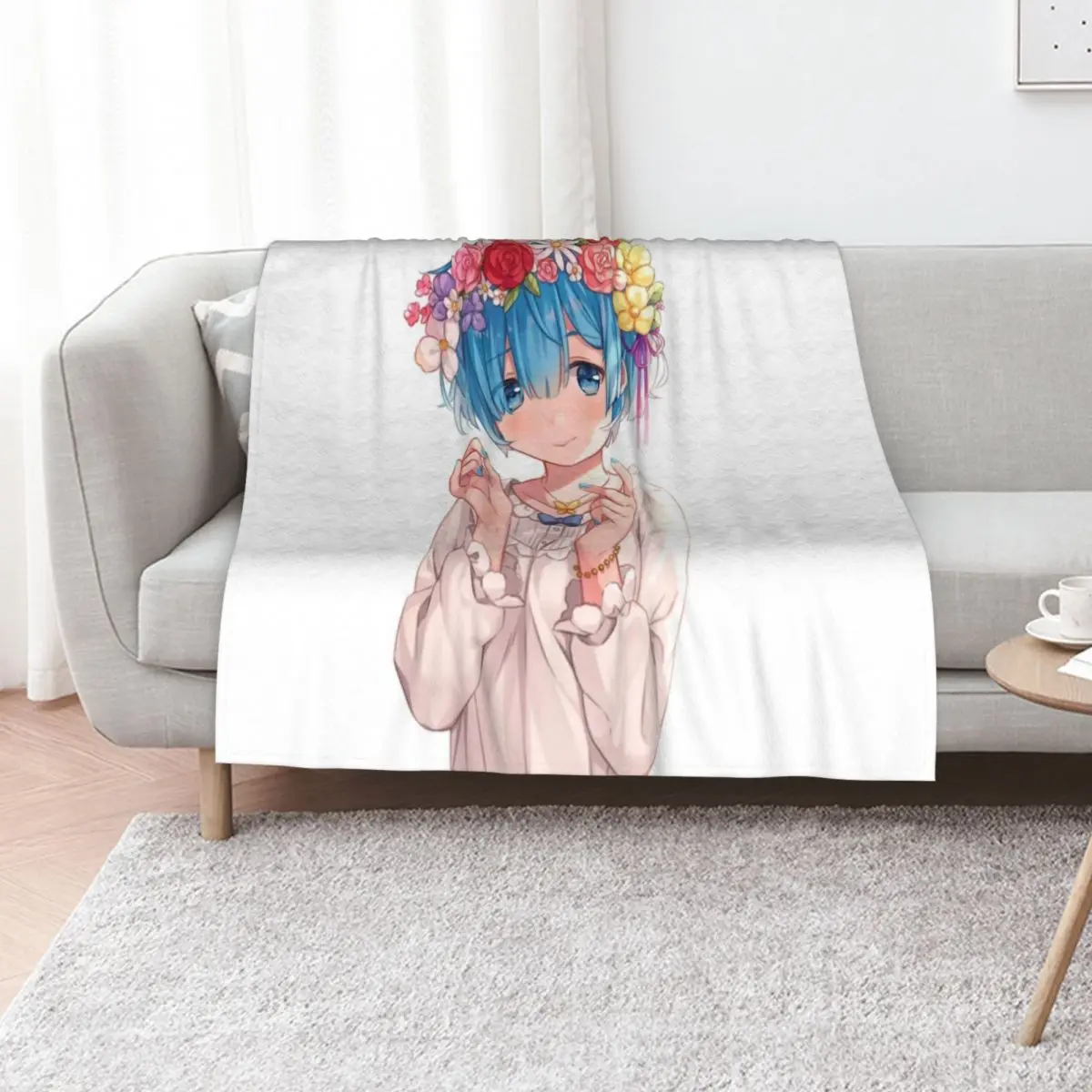 

rem Throw Blanket Thin Soft Big Stuffeds Warm Blankets