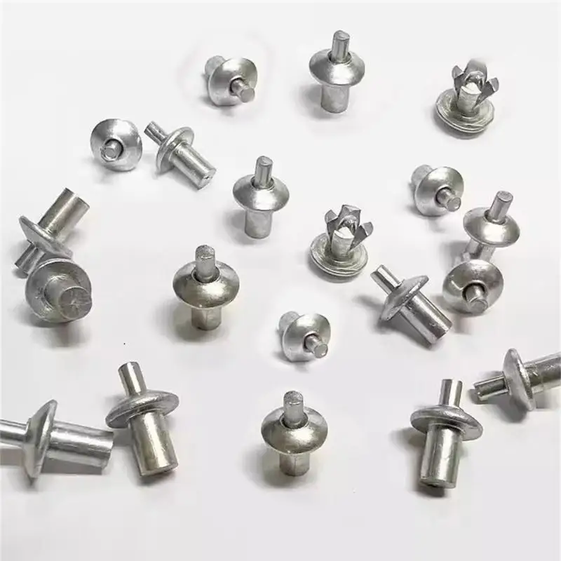 652F Upgraded Aluminum Blind Rivets Strong & Secure Fastening Solution Convenient Push Type Aluminum Rivets for DIY Repair
