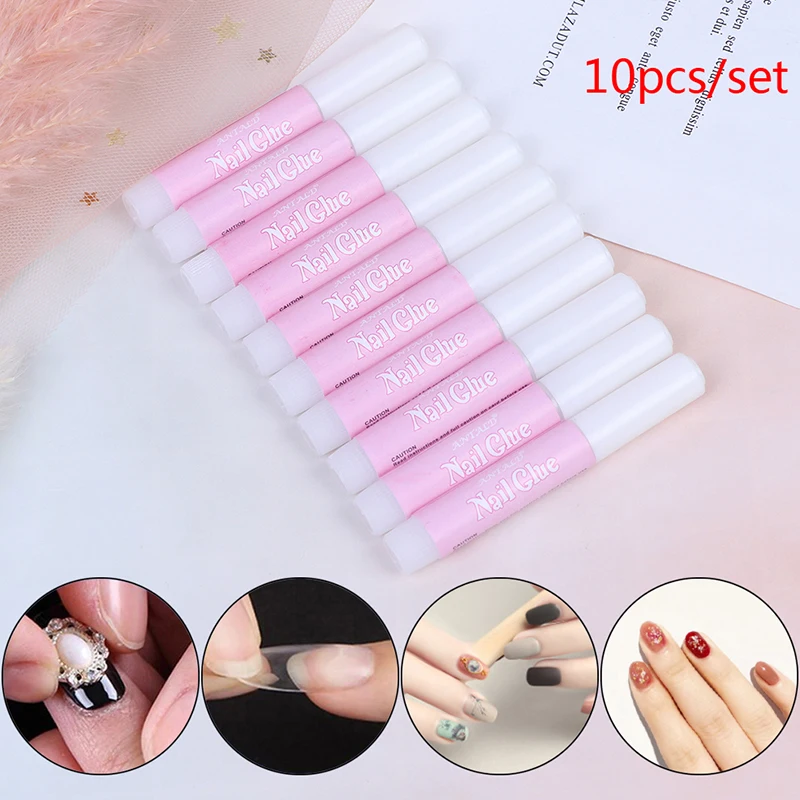 10Pcs/Set 2g Nail art Glue False Glue Nail Accessories False Nail Extension Glue