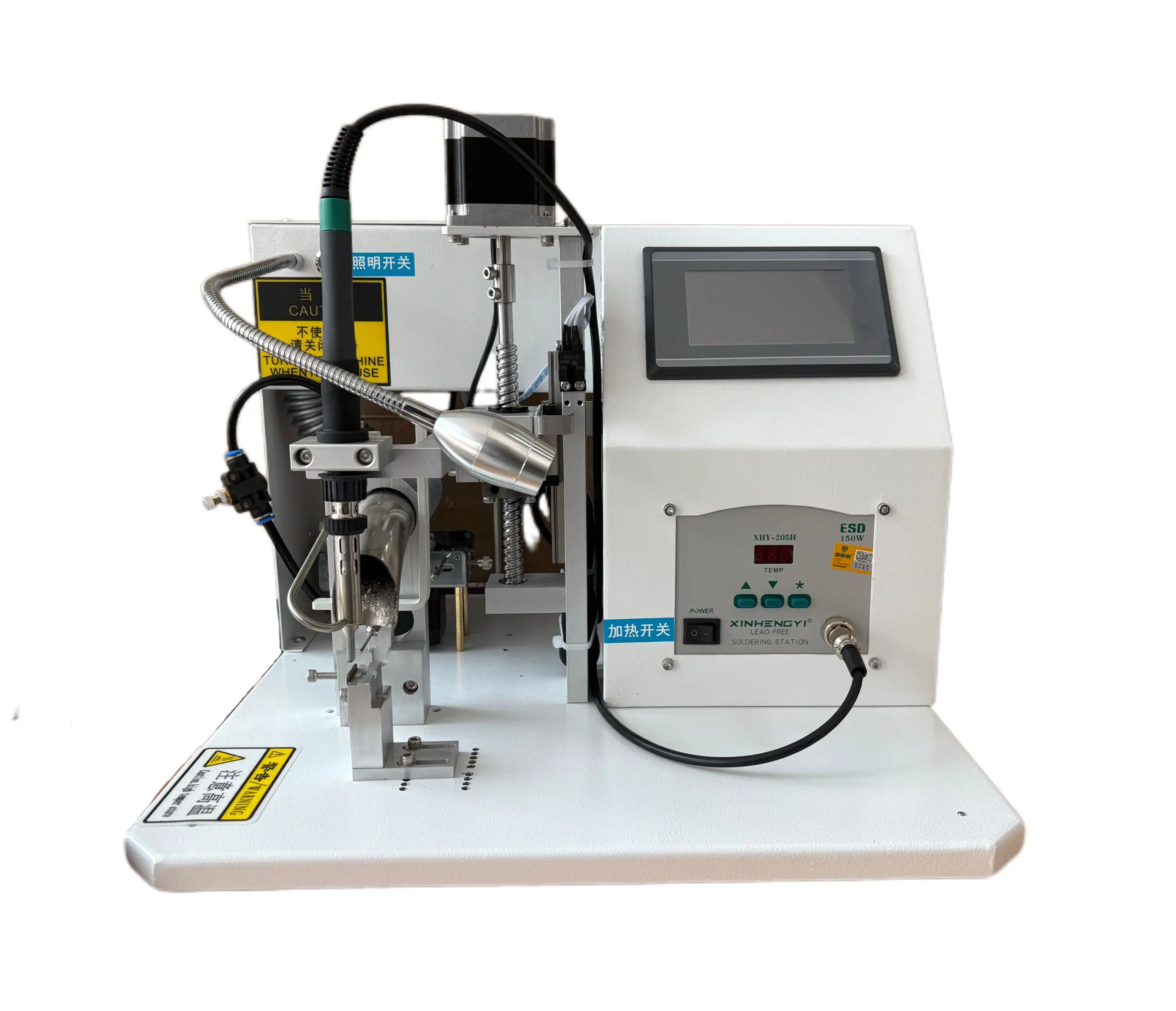 Semi-Automatic Welding Machine Pneumatic Electric Soldering Equipment for USB Type C Wire and LED Light Assembly