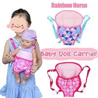 For 18 Inch Doll Dolls Out Going Carry Bag Doll Accessory 43cm Baby New Doll Girl Doll Bag Doll Clothes Toy Dolls Carrier