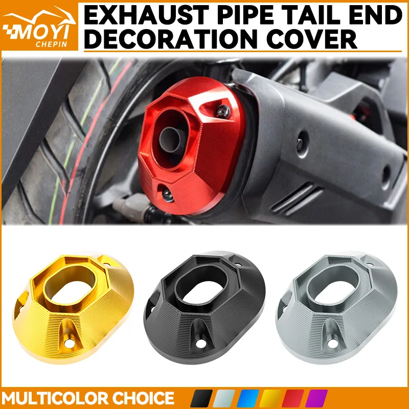 

MOYI For HONDA PCX 160 125 PCX160 PCX125 2021-2025 2024 2023 2022 Motorcycle Exhaust Pipe Cover Protector Tail Cover Accessories