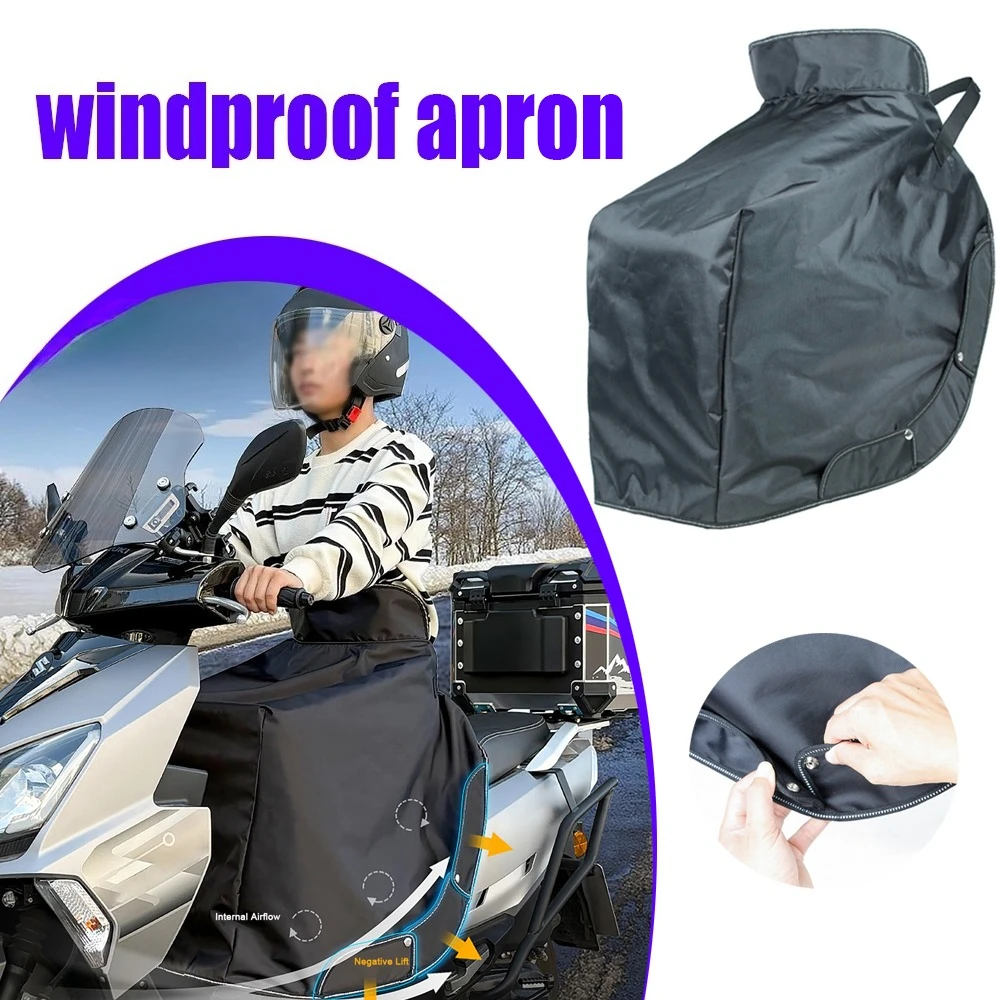 

Cold Weather Motorcycle Leg Covers Winter Scooter Leg Protector Waterproof Windproof Warmer Blanket Apron Windshield Quilt