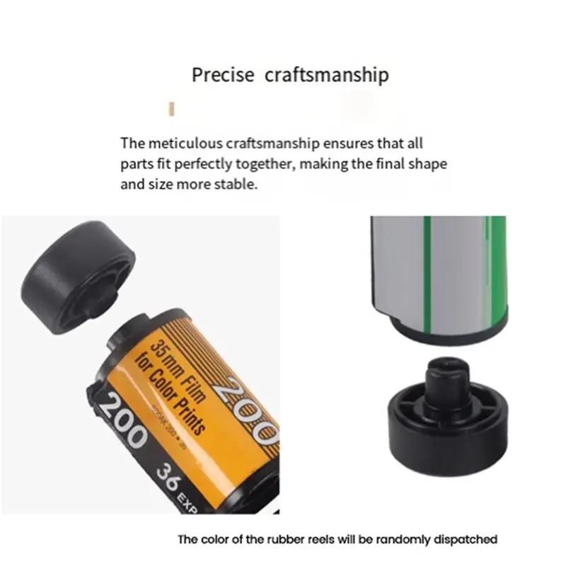 ABGI-Lichtdichter Design-Filmadapter, sicher für 135 mm auf 120 mm, ABS-Konverter, 1 Set (Farbe der Filmrolle zufällig ausgewähl – Detail 4