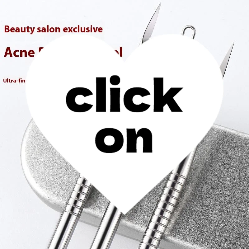 Professionele Ultrafijne Mobiele Puistjes Mee-eter Whitehead Clip Schoonheidssalon Verwijder AcneVette Deeltjes Naald Tool Beauty Tools