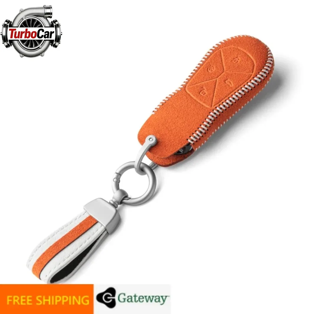 

Защитный чехол для ключей XPeng G6 G8 G9 из итальянской замши, модный, с защитой от царапин, брелок для ключей, аксессуары для интерьера автомобиля