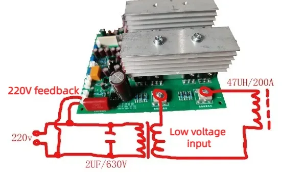 Pure Sine Wave Inverter Motherboard Industrial Frequency Inverter PCB Empty Board (8 Tubes)