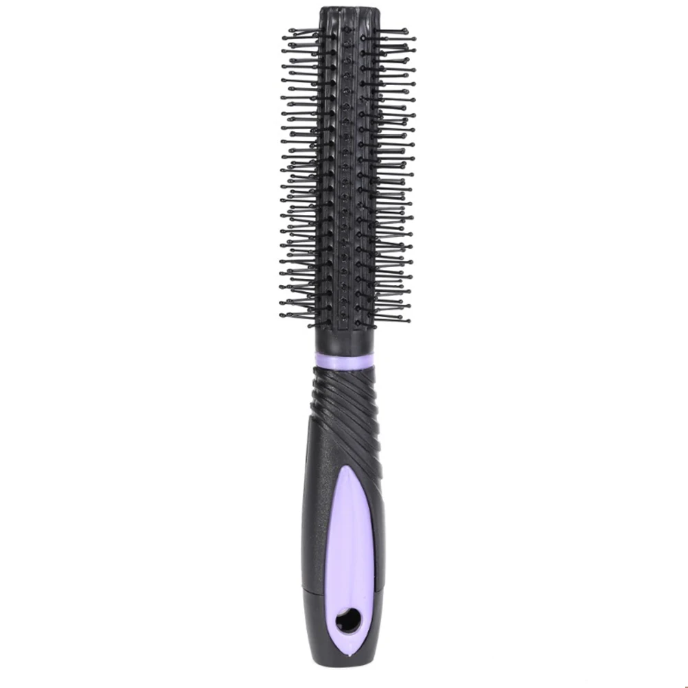 

5pcs Mirror Hair Comb Set Lightweight Compact Anti Static Detangling Brush Kits for Women Styling Tools Purple Color