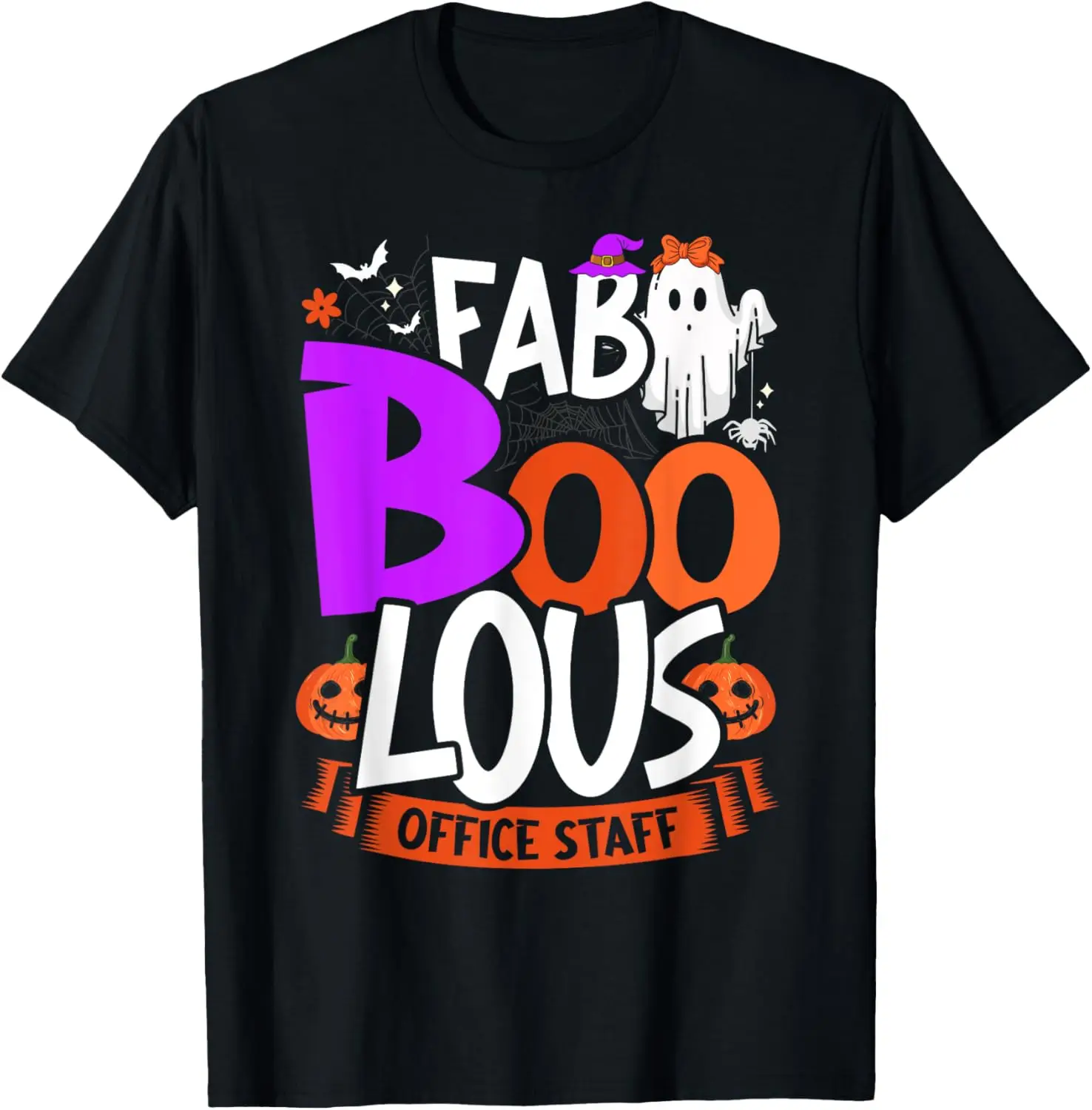 Fab Boo Lous Office Staff Funny Halloween Costume T-Shirt