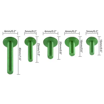 適用於本田 CBR600RR CBR1000RR CBR 600 F2 F3 F4 CBR 600 RR 1000 RR 900 929RR 650R CNC 整流罩螺栓套件的 177 件套緊固件卡扣螺絲 6 最佳銷售 本田 CBR600F4 - №3