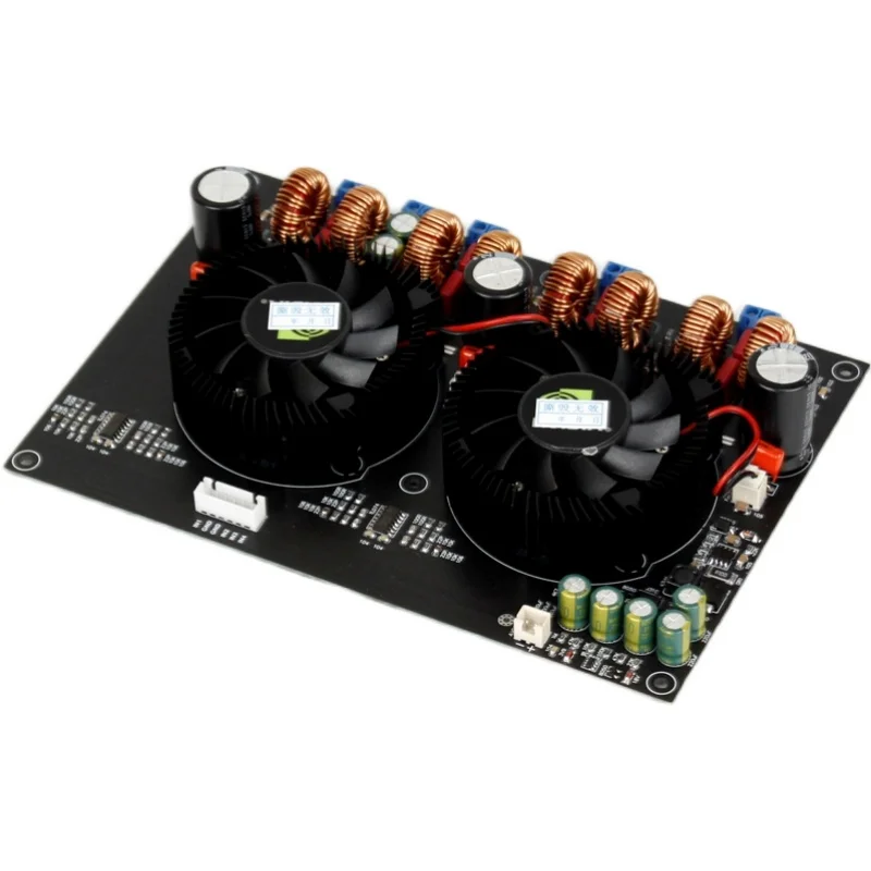 TPA3255 four channel digital D-class high-power amplifier board 300W * 4 (luxury fan version)