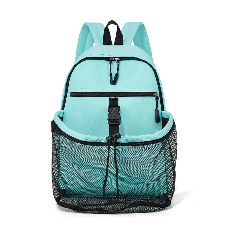 Bolsa de entrenamiento de baloncesto, bolsa de almacenamiento de fútbol para niños, bolsa de baloncesto de malla de gran capacidad, mochila multifuncional para voleibol