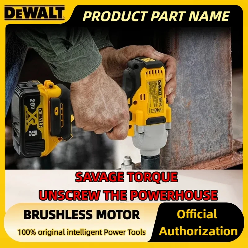디월트 DCF892 자동차 수리 전동 공구 무선 임팩트 드라이버 고토크 3단 속도 1/2인치 브러시리스 전동 렌치 812N.m
