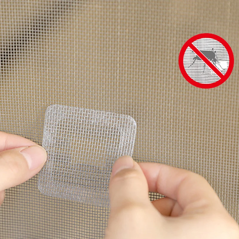 9/15pcs Adhesive Fix Net Window Home Anti Mosquito Fly Bug Insect Repair Screen Wall Patch Stickers Mesh Window Screen